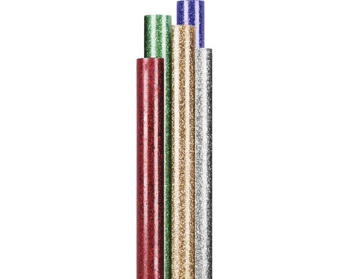 Mehrfarbige Glitzerfolien zum Basteln