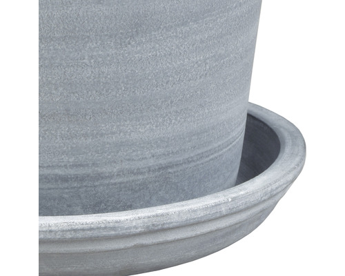 Blumentopfuntersetzer aus Steingut