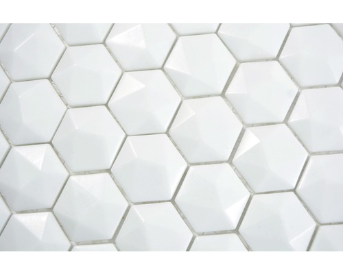 Mosaikfliese mit sechseckigem Muster