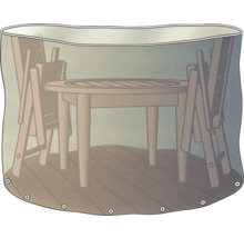 Schutzhülle für Gartenmöbel-Set Ø 200 H 95 cm transparent-thumb-0