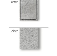 Betonplatte mit glatter Oberfläche und Fase