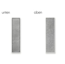 Oberseite und Unterseite einer Fensterbank aus Stein