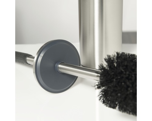 Toilettenbürste mit Behälter aus Edelstahl