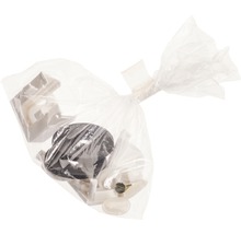 Ersatzteilset in einer transparenten Plastiktüte