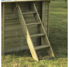 Aufstellpool Holzpool-Set Gre rechteckig 620x420x133 cm inkl. Sandfilteranlage, Skimmer, Leiter, Filtersand & Bodenschutzvlies Holz