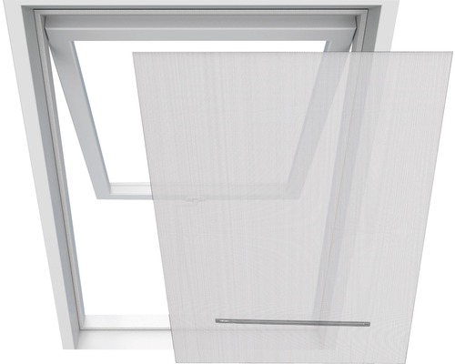 home protect Fliegengitter für Dachfenster home protect ohne Bohren weiss 140x170 cm Dachfenster mit Insektenschutzgitter