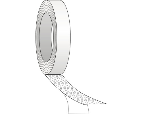 Rolle doppelseitiges Klebeband mit Pilzkopfverbindung