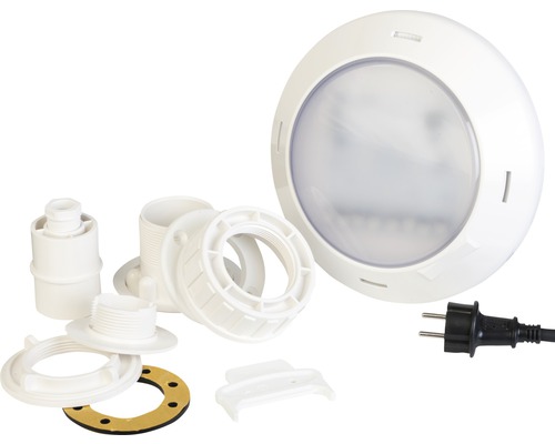 Poolleuchte mit Einbauteilen und Stecker