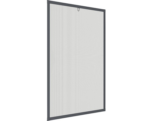 home protect Rahmenfenster Insektenschutz Aluminium anthrazit 130x150 cm Insektenschutzgitter mit Rahmen