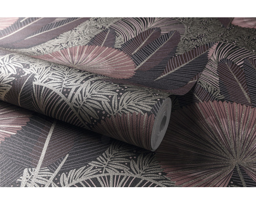 Tapetenrolle mit tropischem Blätterdesign