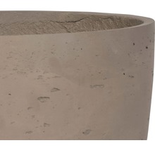 Nahaufnahme eines Pflanzgefäßes aus Beton