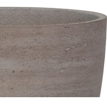 Nahaufnahme eines Pflanzgefäßes aus Beton