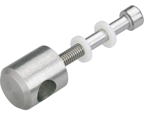 Abstandshalter aus Metall mit Gewinde und Kunststoffscheiben