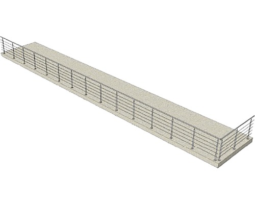 Balkon mit Edelstahlgeländer