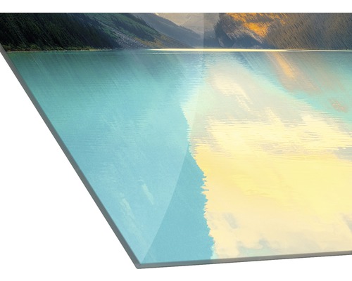 Acrylglasbild mit Bergsee-Motiv