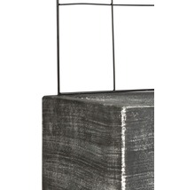 Lafiora Pflanzkübel und Rankgitter 60 x 30 cm dunklegrau