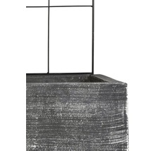 Lafiora Pflanzkübel und Rankgitter 60 x 30 cm dunklegrau