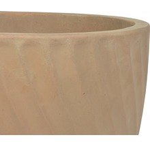 Detailansicht eines Pflanzgefäßes aus Terrakotta
