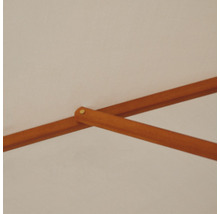 Detailaufnahme einer Holzkonstruktion