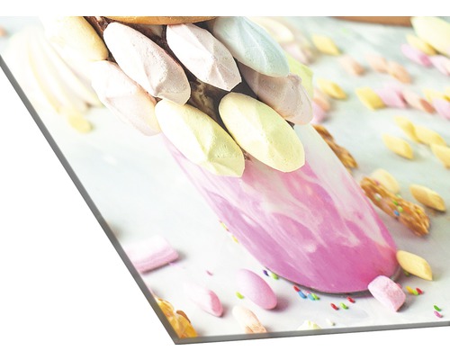 Dekoratives Wandbild mit Süßigkeiten-Motiv