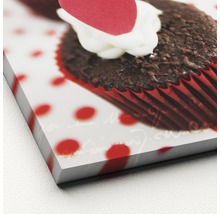 Bedruckte Hartschaumplatte mit Cupcake-Motiv