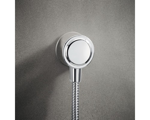 Brausehalter mit Brauseschlauch zur Wandmontage