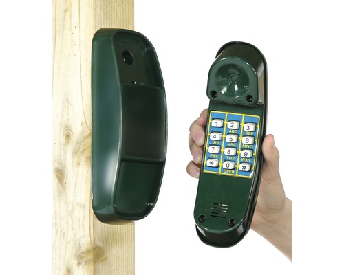 Gartentelefon mit Wandhalterung und Tastenfeld