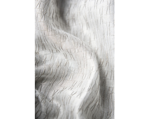 Nahaufnahme eines Vorhangstoffs mit Struktur