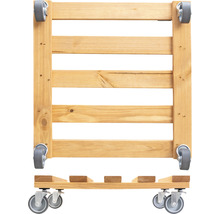 Pflanzenroller Wagner 38 x 38 x 9,5 cm Holz braun