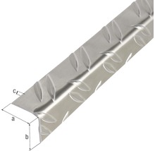 Aluminium Kantenschutzwinkel mit Tränenmuster