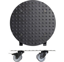 Runde Pflanzenroller mit Noppen und Rollen für den Transport von Pflanzen