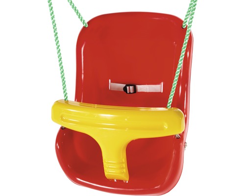 Kinderschaukel mit Sicherheitsgurt und Seilen
