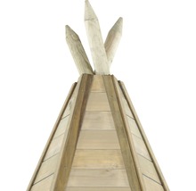 Indianerzelt plum Holz Tipi 330 kesseldruckimprägniert