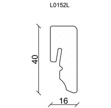 SKANDOR Sockelleiste eckig weiß lackiert 16x40x2400 mm-thumb-1 SKANDOR Sockelleiste eckig weiß lackiert 16x40x2400 mm-thumb-1