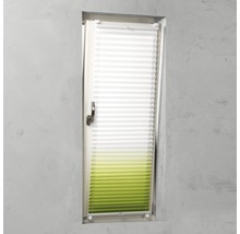 Fenster mit Faltstore zur Verdunkelung
