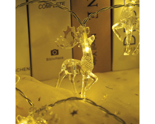 Rentier-Lichterkette zur Dekoration