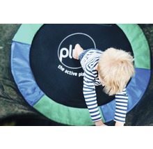 Trampolin plum Junior mit Sicherheitsnetz Ø 140 cm pink-blau