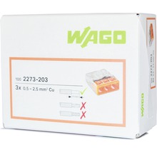 WAGO - WAGO 30 Verbindungsdosenklemmen - Sortiment 30 Stück Hebelklemmen  Typ 221 2-Leiter-Klemmen, 3-Leiter-Klemmen und 5-Leiter-Klemmen :  : Baumarkt