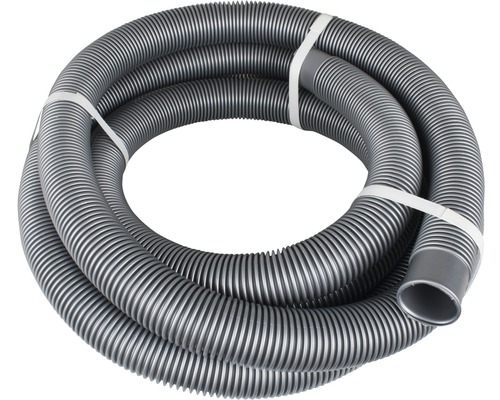 Grauer Saugschlauch mit Spirale