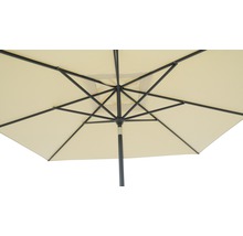 Marktschirm Soluna Sonnenschirm Uzes 250 x 250 cm ecru-thumb-5