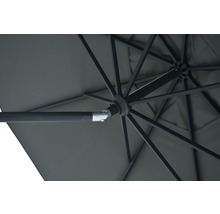 Sonnenschirm Makrschirm Soluna Ø 300 cm Polyester (PES) dunkelgrau-thumb-5
