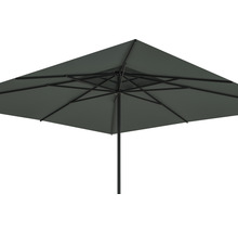 Sonnenschirm Ampelschirm Soluna Ø 300 cm Polyester (PES) dunkelgrau-thumb-6 Sonnenschirm Ampelschirm Soluna Ø 300 cm Polyester (PES) dunkelgrau-thumb-6