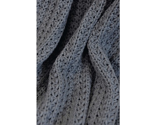 Nahaufnahme eines Strickstoffes