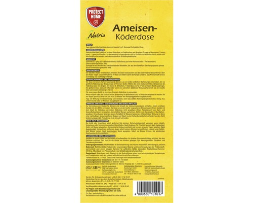 Protect Home Natria Ameisen Köderdose Produktverpackung