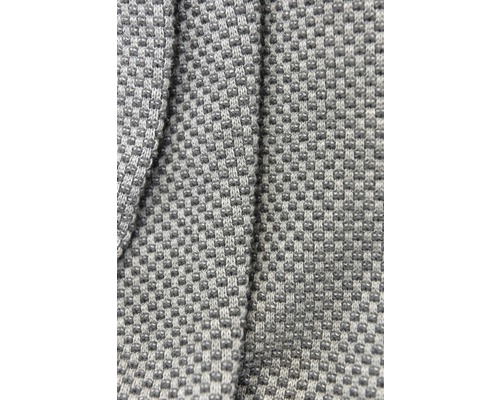 Detailansicht eines strukturierten grauen Stoffes