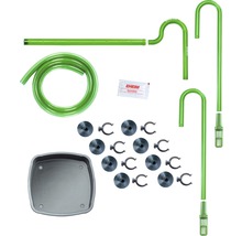 EHEIM Installationsset für Aquarienfilter, bestehend aus Rohren, Schläuchen, Halterungen und Zubehör.