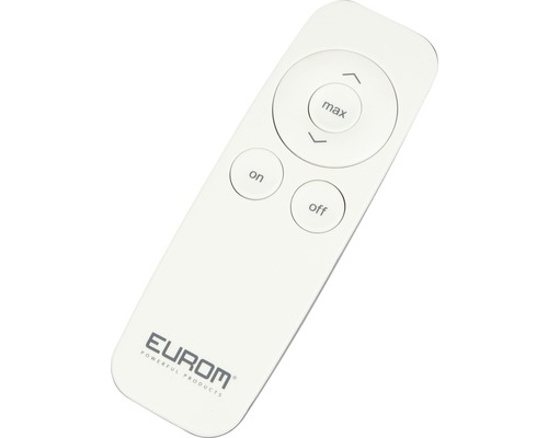Fernbedienung mit Tasten für Ein, Aus und Maximal