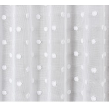 Vorhang mit Gardinenband Fluffy Dots weiss 140x255 cm-thumb-1