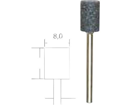 Schleifstift mit 8 Millimeter Durchmesser