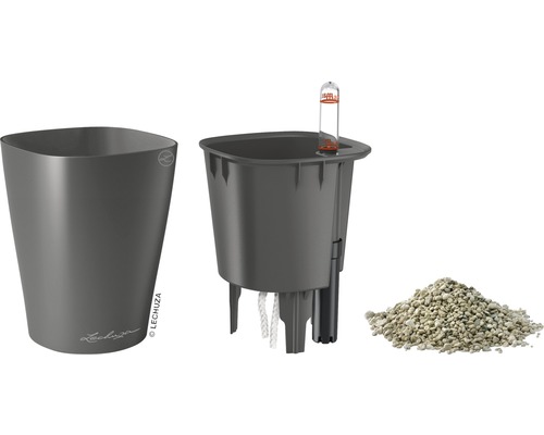 Lechuza Classico 21 Pflanzgefäß mit Bewässerungssystem und Pon-Substrat